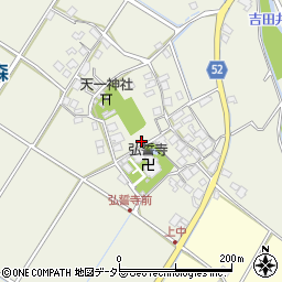 滋賀県東近江市建部下野町234-1周辺の地図