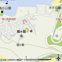 神奈川県三浦市三崎町城ヶ島393-2周辺の地図