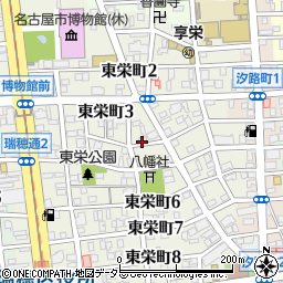 愛知県名古屋市瑞穂区東栄町4丁目周辺の地図