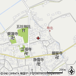 滋賀県近江八幡市牧町761周辺の地図