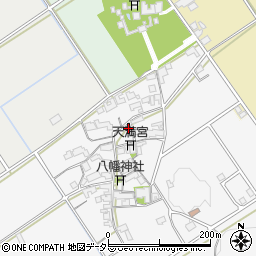 滋賀県近江八幡市安土町中屋138周辺の地図