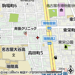松波佐平弓具店周辺の地図