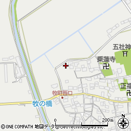 滋賀県近江八幡市牧町2901周辺の地図