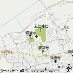 滋賀県近江八幡市牧町1491周辺の地図