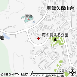 千葉県勝浦市興津久保山台76周辺の地図