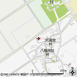 滋賀県近江八幡市安土町中屋123周辺の地図