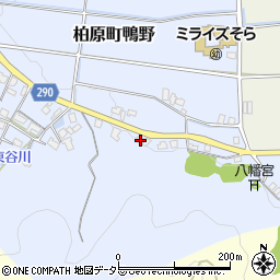 兵庫県丹波市柏原町鴨野370周辺の地図