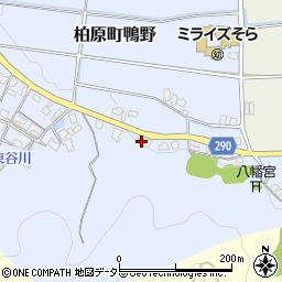 兵庫県丹波市柏原町鴨野370周辺の地図