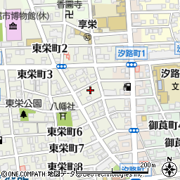 愛知県名古屋市瑞穂区東栄町4丁目20周辺の地図