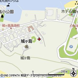 神奈川県三浦市三崎町城ヶ島393-1周辺の地図