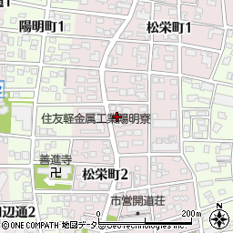 愛知県名古屋市瑞穂区松栄町2丁目4周辺の地図