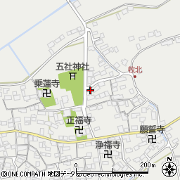 滋賀県近江八幡市牧町771周辺の地図