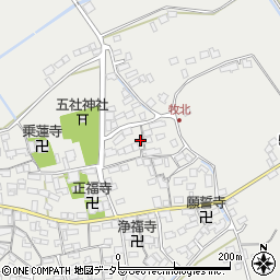 滋賀県近江八幡市牧町762周辺の地図