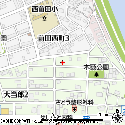 愛知県名古屋市中川区大当郎1丁目206周辺の地図