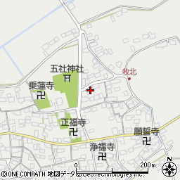 滋賀県近江八幡市牧町760周辺の地図