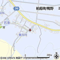 兵庫県丹波市柏原町鴨野399周辺の地図