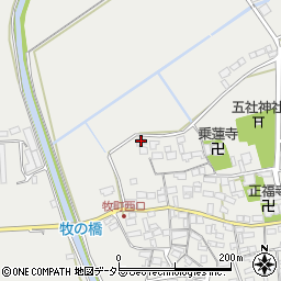 滋賀県近江八幡市牧町811周辺の地図