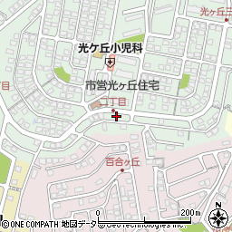 静岡県三島市光ケ丘4-10周辺の地図