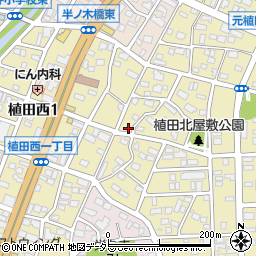 愛知県名古屋市天白区元植田3丁目1107周辺の地図