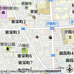 愛知県名古屋市瑞穂区東栄町4丁目18周辺の地図