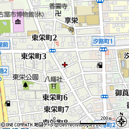 愛知県名古屋市瑞穂区東栄町4丁目13周辺の地図