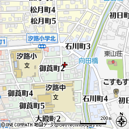 愛知県名古屋市瑞穂区御莨町2丁目12周辺の地図