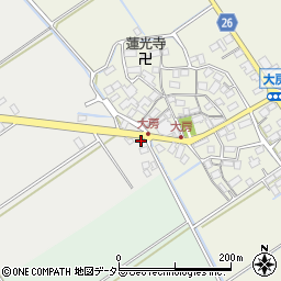 滋賀県近江八幡市牧町379周辺の地図