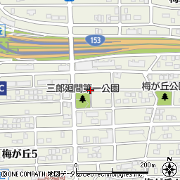 愛知県名古屋市天白区梅が丘周辺の地図