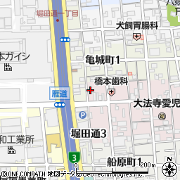 名鉄協商雁道第２駐車場周辺の地図