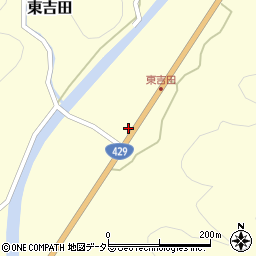 岡山県美作市東吉田41周辺の地図