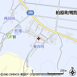 兵庫県丹波市柏原町鴨野261周辺の地図