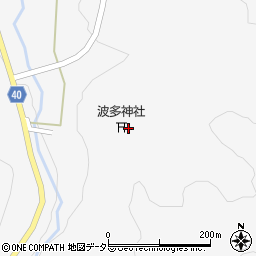 波多神社周辺の地図