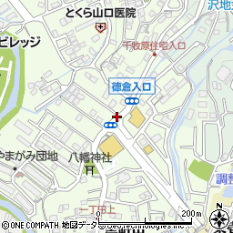 徳倉入口周辺の地図