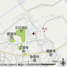 滋賀県近江八幡市牧町757周辺の地図
