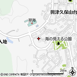 千葉県勝浦市興津久保山台76-21周辺の地図