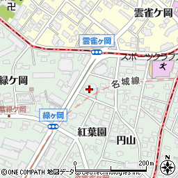 愛知県名古屋市瑞穂区彌富町紅葉園7周辺の地図