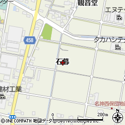 愛知県愛西市西保町石暮周辺の地図