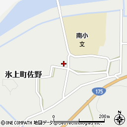 兵庫県丹波市氷上町佐野477周辺の地図