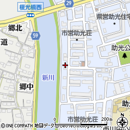 愛知県名古屋市中川区助光2丁目1327周辺の地図