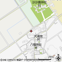 滋賀県近江八幡市安土町中屋120周辺の地図