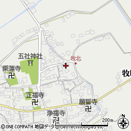滋賀県近江八幡市牧町754周辺の地図
