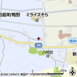 兵庫県丹波市柏原町鴨野341周辺の地図