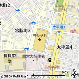 西松屋ヨシヅヤ太平通り店周辺の地図