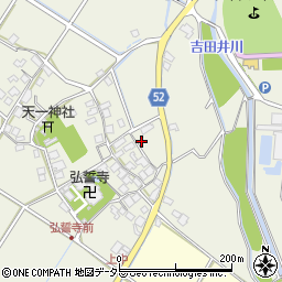 滋賀県東近江市建部下野町1052周辺の地図