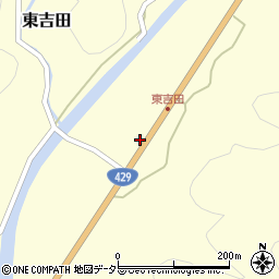 岡山県美作市東吉田42周辺の地図