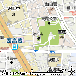 浄行寺周辺の地図