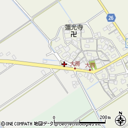 滋賀県近江八幡市牧町369-2周辺の地図