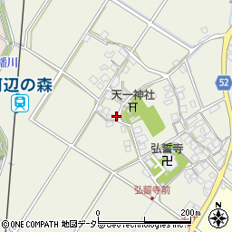 滋賀県東近江市建部下野町527周辺の地図