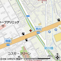 山岡家富士店周辺の地図
