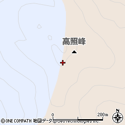 高照峰周辺の地図